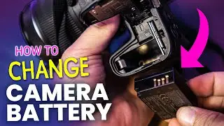 How To Change the Camera Battery of a DSLR or Mirrorless Camera | Canon RP