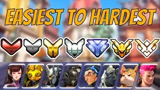 EASIEST To HARDEST TANK Heroes In Overwatch To RANK UP With