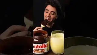 Nutella Chocolate Ice Cream ASMR