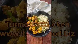 Turmeric Chicken #turmeric #chicken #recipeshorts #shorts #food  #cooking