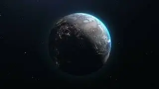 Earth rotating in space | Earth spinning | globe spin animation | VC Sphere | Free stock footage