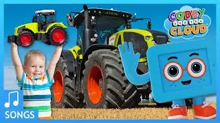 Let The Toys Make Noise Song | Real Tractors, Fire Trucks and Diggers I Codey And The Cloud S1 • E7