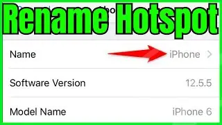 How to change Hotspot name on Iphone 2024