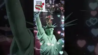 На 40 дней Чепусик сошёл с Небес на Statue of Liberty и его сердце стало биться по новому 😇☀️🌈🗽🌹😻❤️