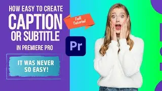 This is how Add Subtitles or Caption to YouTube videos in Premiere Pro 2021