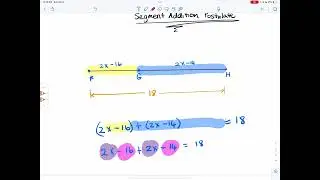 Segment Addition Postulate