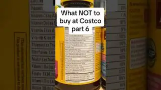 Skip the multivitamins at Costco! #tiktokhealthtips #multivitamin #supplements #costco