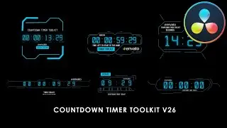 Countdown Timer Toolkit 26 ★ DaVinci Resolve Templates ★