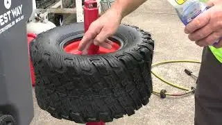 Rear Mower Tire and Mounting