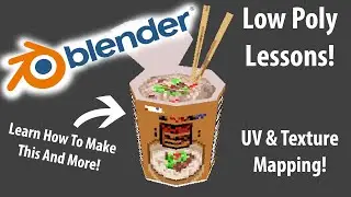 Low Poly With Blender: Tutorial 2 - UV and Texture Mapping