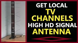 Get Local HD TV Channels Indoor Antenna 60 to 75 Mile Range