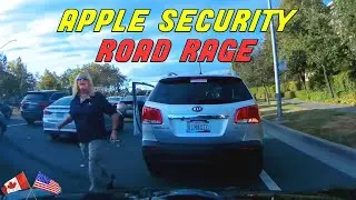 KAREN ACTS TOUGH UNTIL SHE SEES THE PEPPER SPRAY | Road Rage USA & Canada