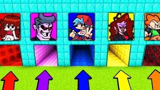 RUV x 10 + SARVENTE x 10 | FNF Friday Night Funkin' Characters in Minecraft