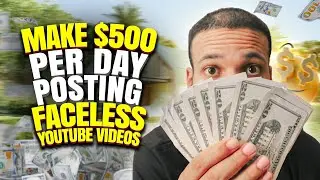 Make $500 A Day with This RidiculouslyEasySideHustle (YouTube Automation)!