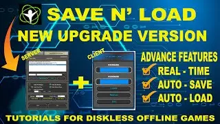 Save N Load for Diskless Setup Tutorials