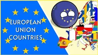 Countryballs: European Union countries | flags and capitals