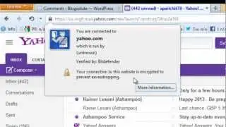 Enable SSL HTTPS Encryption on Yahoo! Email Account