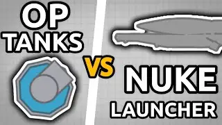 OP TANKS VS NUKE LAUNCHER !!!! (Arras.io)