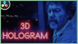 How To Make A 3D HOLOGRAM Effect | DaVinci Resolve 17 |