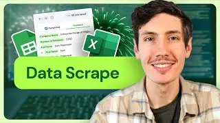 AWESOME Excel and Google Sheets Trick to Scrape Data From Web Automatically