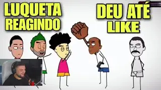 LUQUETA REAGINDO ANIMAÇÃO DO CJ E PAULINHO O LOKO DEU ATÉ LIKE KKKK