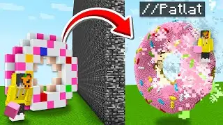 Minecraft Yapı Kapışmasında //Patlat Komudu İle Trolledim!💥