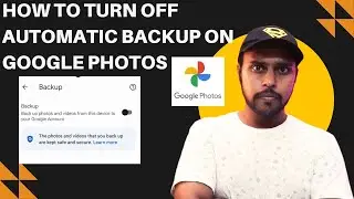 How to turn off automatic backup on google photos | how to turn off backup and sync google photos