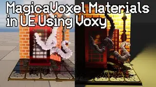 MagicaVoxel Material data in Unreal Engine using Voxy