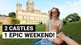 Exploring TWO English castles in 48 hours! | Highclere (Downton Abbey) and Windsor