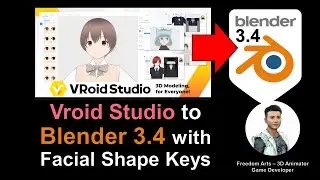 How to Import Vroid Studio 3D Avatars into Blender 3.4: A Step-by-Step Tutorial