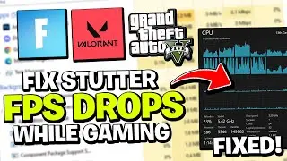 Fix Stutters & FPS Drops Due to CPU Bottleneck | Fix High CPU Usage While Gaming