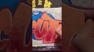 Blazing the Crop #graffitiart #timelapse #art #graffitilife