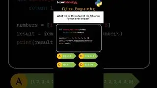 Guess the output of following python code snippet? 