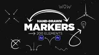 200 Marker Elements for After Effects & Premiere Pro