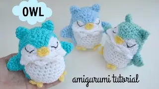 Owl Amigurumi Tutorial | Free Crochet Pattern | Ami Amour