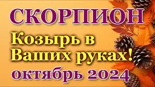 СКОРПИОН - ТАРО ПРОГНОЗ на ОКТЯБРЬ 2024 - ПРОГНОЗ РАСКЛАД ТАРО - ГОРОСКОП ОНЛАЙН ГАДАНИЕ