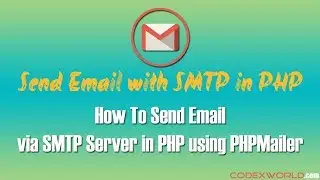 Send Email via SMTP Server in PHP using PHPMailer