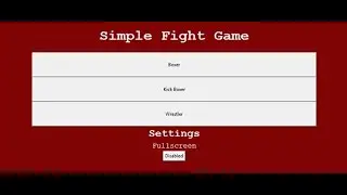 SIMPLE FIGHT GAME IN PYTHON WITH SOURCE CODE