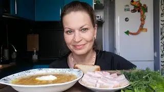 МУКБАНГ КУРИНЫЙ СУП С ВЕРМИШЕЛЬЮ КОРЕЙКА/MUKBANG HALK FAMILY ЕДА ОБЖОР