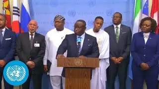 Joint stakeout on enhancing Africa’s effective representation in the UN Security Council