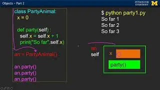 14.2 - Our First Class and Object - Using Databases with Python