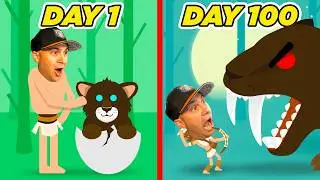 Hunting Dangerous Animals for 100 Days!