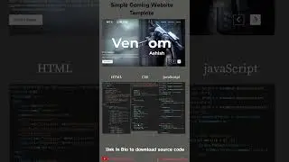 Gaming Website Template design using HTML and CSS! 