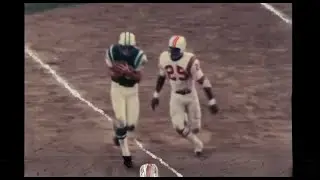 10/29/1967 Boston Patriots at New York Jets highlights, American Football League Week 9