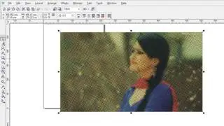 How to change Halftone of Image in CorelDraw