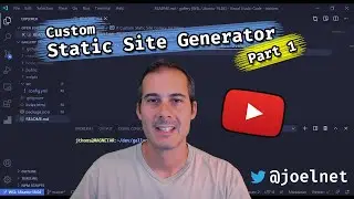 CUSTOM STATIC SITE GENERATOR (Live Coding) [Part 1] | JavaScript | NodeJS | Images | JamStack