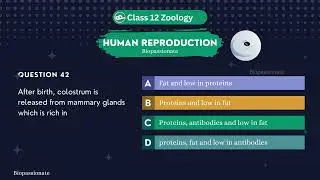 Human Reproduction Super 50 NEET MCQs | 2nd PUC | Class 12 | #neet #biology