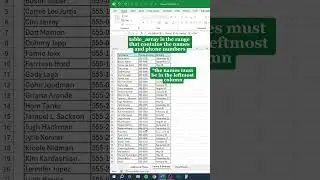 How to VLOOKUP in Excel‼️ #excel