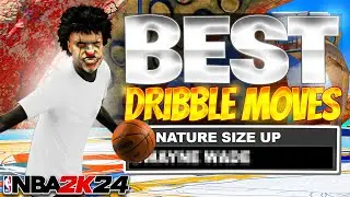 BEST DRIBBLE MOVES on NBA 2k24 (SEASON 7)- FASTEST DRIBBLE MOVES & COMBOS