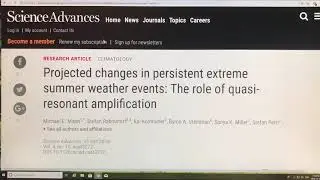 Why Jet Streams Get Stuck and Weather Goes Nuts: 1 of 2